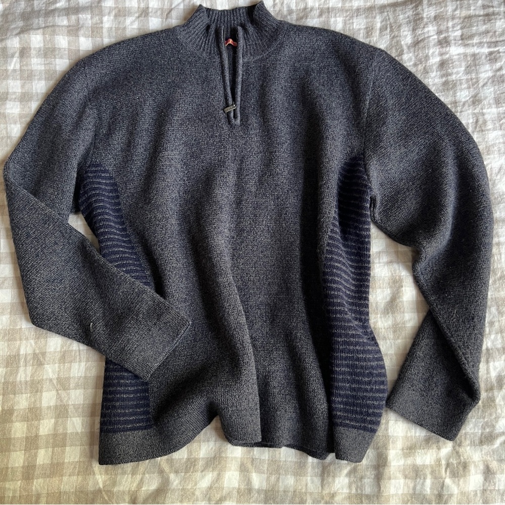 Kuna 100% Baby Alpaca Gorpcore Quarter Zip Pullover